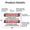 Signmission Look Out For Forklifts Bilingual, 18 in W x Rectangle, Aluminum OS-2PACK-DS-A-1218-L-19425 - alternate 6